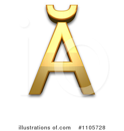 Royalty-Free (RF) Gold Design Elements Clipart Illustration by Leo Blanchette - Stock Sample #1105728