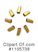 Gold Design Elements Clipart #1105738 by Leo Blanchette