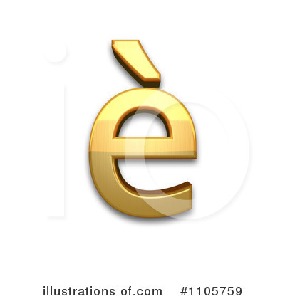 Royalty-Free (RF) Gold Design Elements Clipart Illustration by Leo Blanchette - Stock Sample #1105759