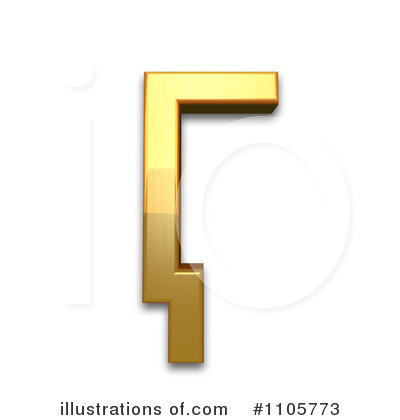 Royalty-Free (RF) Gold Design Elements Clipart Illustration by Leo Blanchette - Stock Sample #1105773