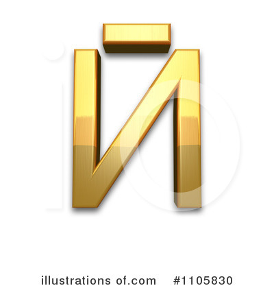 Royalty-Free (RF) Gold Design Elements Clipart Illustration by Leo Blanchette - Stock Sample #1105830
