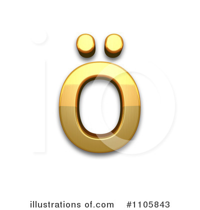 Royalty-Free (RF) Gold Design Elements Clipart Illustration by Leo Blanchette - Stock Sample #1105843