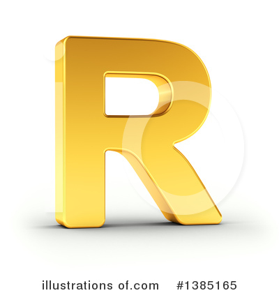 Golden Letter Clipart #1385165 by stockillustrations