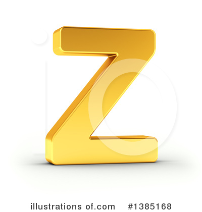 Royalty-Free (RF) Gold Letter Clipart Illustration by stockillustrations - Stock Sample #1385168