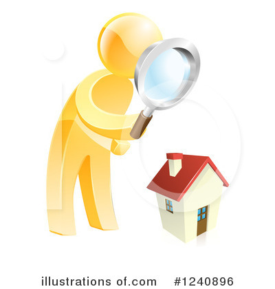 Royalty-Free (RF) Gold Man Clipart Illustration by AtStockIllustration - Stock Sample #1240896