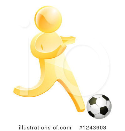 Soccer Clipart #1243603 by AtStockIllustration