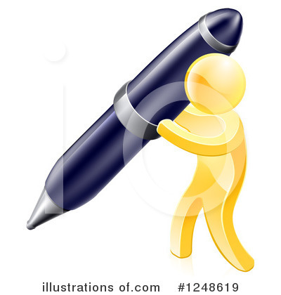 Writing Clipart #1248619 by AtStockIllustration