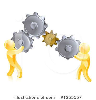 Teamwork Clipart #1255557 by AtStockIllustration