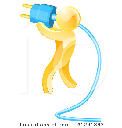 Electricity Clipart #1261863 by AtStockIllustration