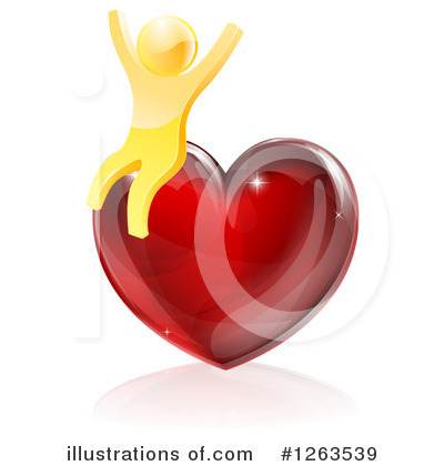 Heart Clipart #1263539 by AtStockIllustration