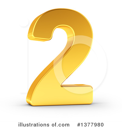 Royalty-Free (RF) Gold Number Clipart Illustration by stockillustrations - Stock Sample #1377980