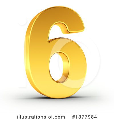Royalty-Free (RF) Gold Number Clipart Illustration by stockillustrations - Stock Sample #1377984