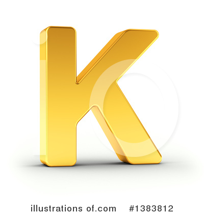 Royalty-Free (RF) Golden Letter Clipart Illustration by stockillustrations - Stock Sample #1383812