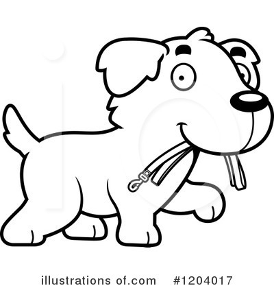 Royalty-Free (RF) Golden Retriever Clipart Illustration by Cory Thoman - Stock Sample #1204017