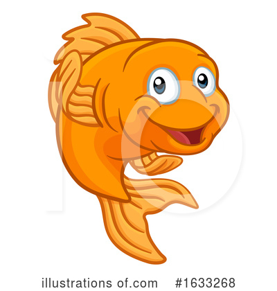 Royalty-Free (RF) Goldfish Clipart Illustration by AtStockIllustration - Stock Sample #1633268