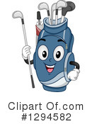 Golf Bag Clipart #1294582 by BNP Design Studio