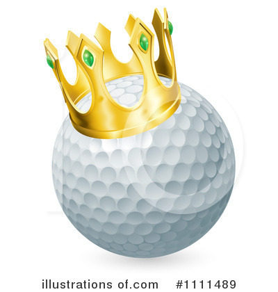 Royalty-Free (RF) Golf Ball Clipart Illustration by AtStockIllustration - Stock Sample #1111489