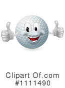 Golf Ball Clipart #1111490 by AtStockIllustration