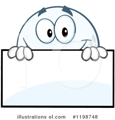 Royalty-Free (RF) Golf Ball Clipart Illustration by Hit Toon - Stock Sample #1198748