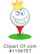 Golf Ball Clipart #1198757 by Hit Toon