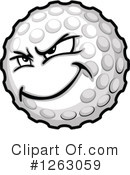 Golf Ball Clipart #1263059 by Chromaco