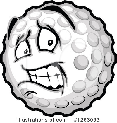 Golf Ball Clipart #1263063 by Chromaco