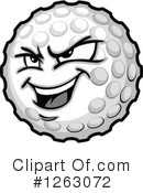 Golf Ball Clipart #1263072 by Chromaco