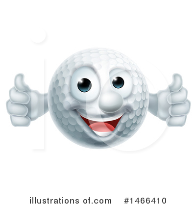 Royalty-Free (RF) Golf Ball Clipart Illustration by AtStockIllustration - Stock Sample #1466410