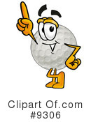 Golf Ball Clipart #9306 by Mascot Junction