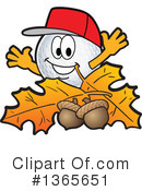 Golf Ball Sports Mascot Clipart #1365651 by Mascot Junction