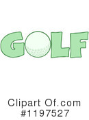 Golf Clipart #1197527 by Hit Toon