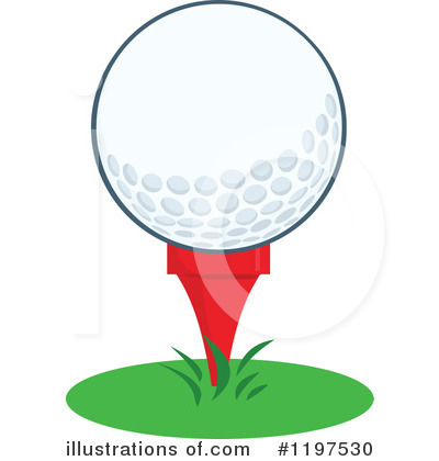 Royalty-Free (RF) Golf Clipart Illustration by Hit Toon - Stock Sample #1197530