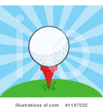 Royalty-Free (RF) Golf Clipart Illustration by Hit Toon - Stock Sample #1197532