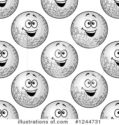 Royalty-Free (RF) Golf Clipart Illustration by Vector Tradition SM - Stock Sample #1244731