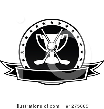 Royalty-Free (RF) Golf Clipart Illustration by Vector Tradition SM - Stock Sample #1275685