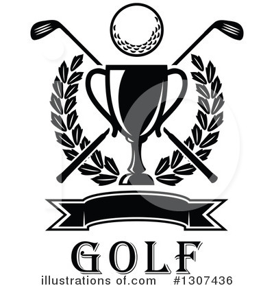 Royalty-Free (RF) Golf Clipart Illustration by Vector Tradition SM - Stock Sample #1307436