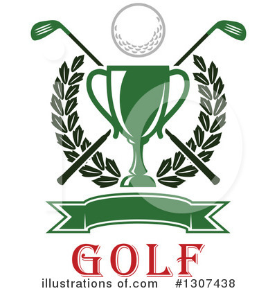 Royalty-Free (RF) Golf Clipart Illustration by Vector Tradition SM - Stock Sample #1307438