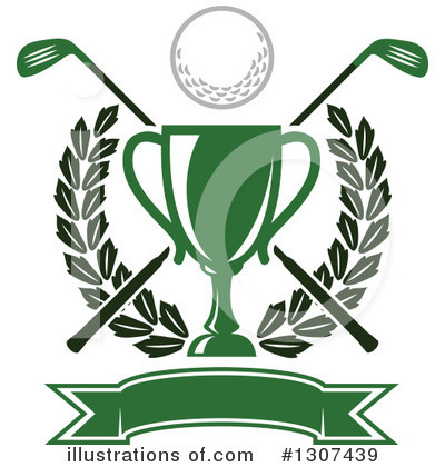 Royalty-Free (RF) Golf Clipart Illustration by Vector Tradition SM - Stock Sample #1307439