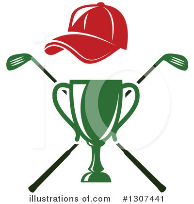 Royalty-Free (RF) Golf Clipart Illustration by Vector Tradition SM - Stock Sample #1307441