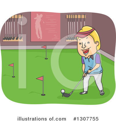 Royalty-Free (RF) Golf Clipart Illustration by BNP Design Studio - Stock Sample #1307755