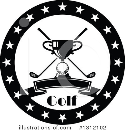 Royalty-Free (RF) Golf Clipart Illustration by Vector Tradition SM - Stock Sample #1312102