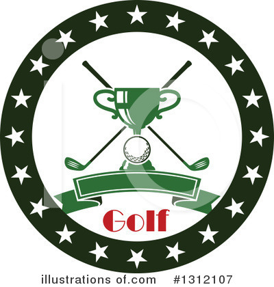 Royalty-Free (RF) Golf Clipart Illustration by Vector Tradition SM - Stock Sample #1312107