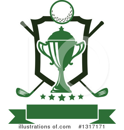 Royalty-Free (RF) Golf Clipart Illustration by Vector Tradition SM - Stock Sample #1317171