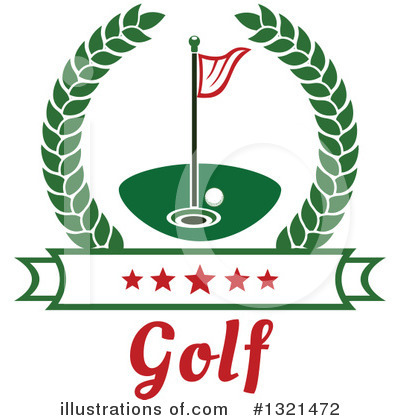 Royalty-Free (RF) Golf Clipart Illustration by Vector Tradition SM - Stock Sample #1321472