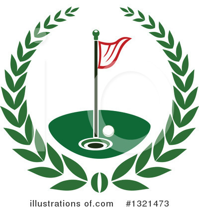 Royalty-Free (RF) Golf Clipart Illustration by Vector Tradition SM - Stock Sample #1321473