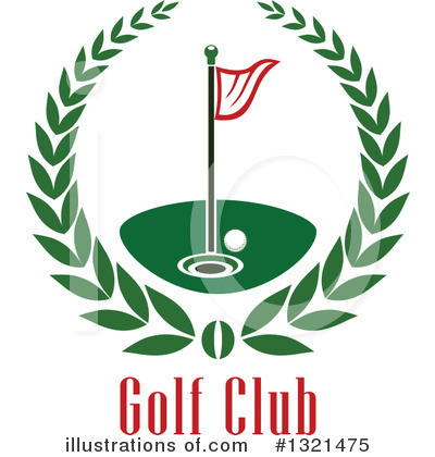 Royalty-Free (RF) Golf Clipart Illustration by Vector Tradition SM - Stock Sample #1321475