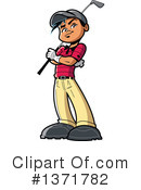 Golf Clipart #1371782 by Clip Art Mascots