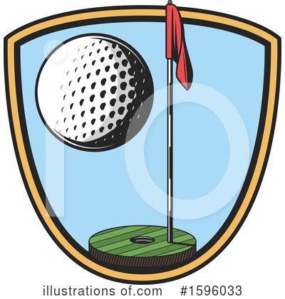 Royalty-Free (RF) Golf Clipart Illustration by Vector Tradition SM - Stock Sample #1596033