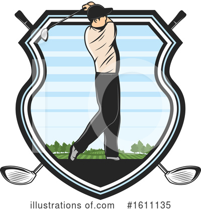 Royalty-Free (RF) Golf Clipart Illustration by Vector Tradition SM - Stock Sample #1611135