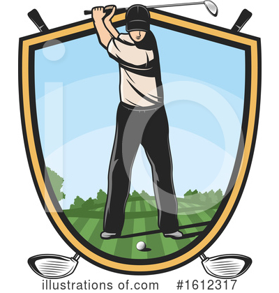 Royalty-Free (RF) Golf Clipart Illustration by Vector Tradition SM - Stock Sample #1612317